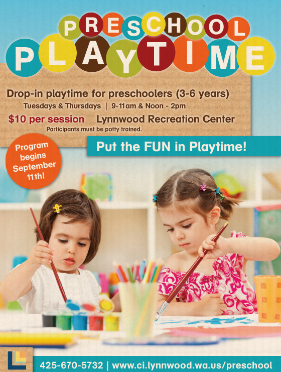 Preschool Playtime Poster